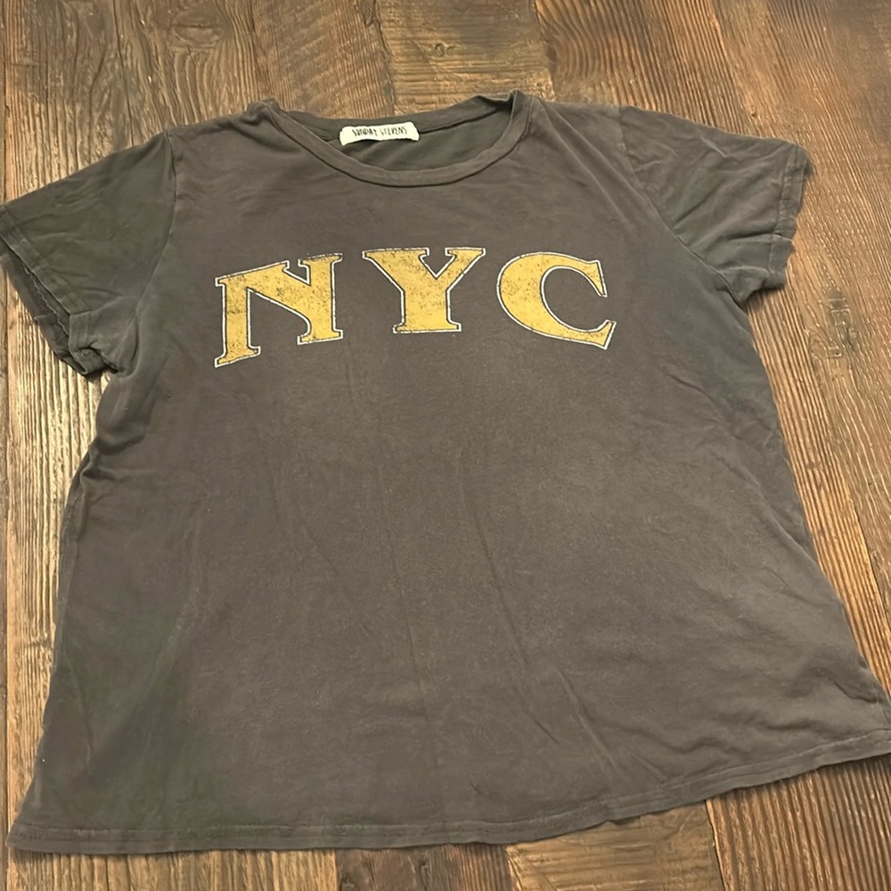 Gray NYC Girls Medium T-Shirt